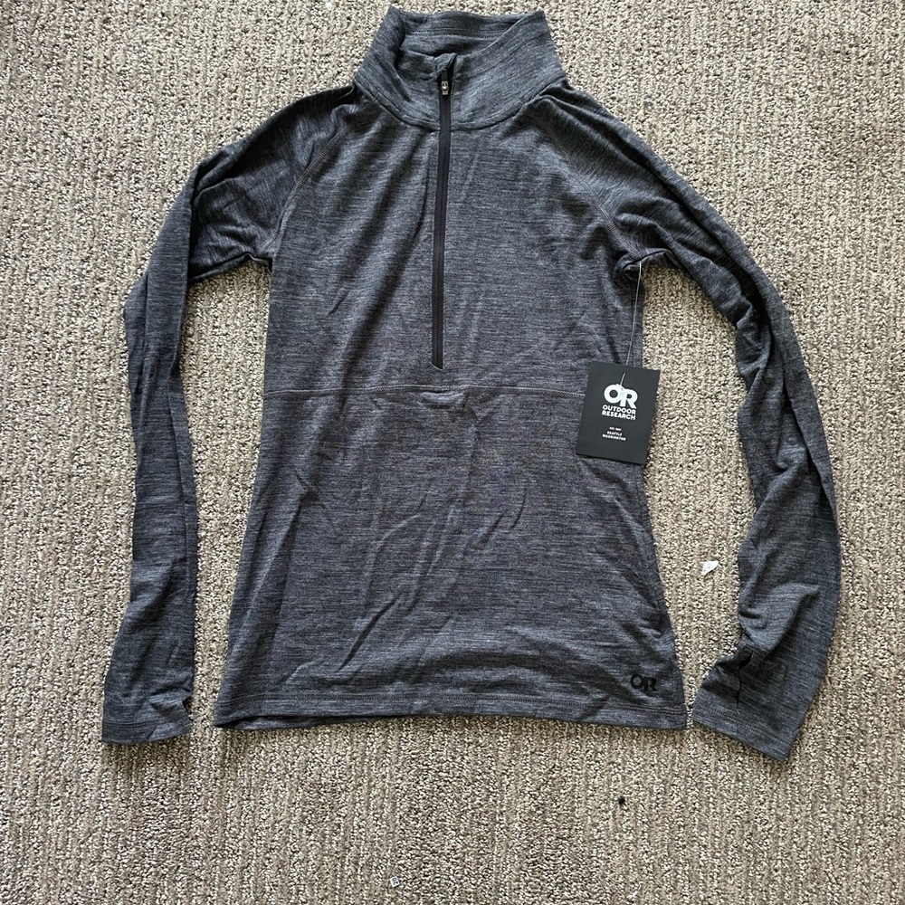 Outdoor Research Merino Wool Base Layer Alpine Onset Halfzip